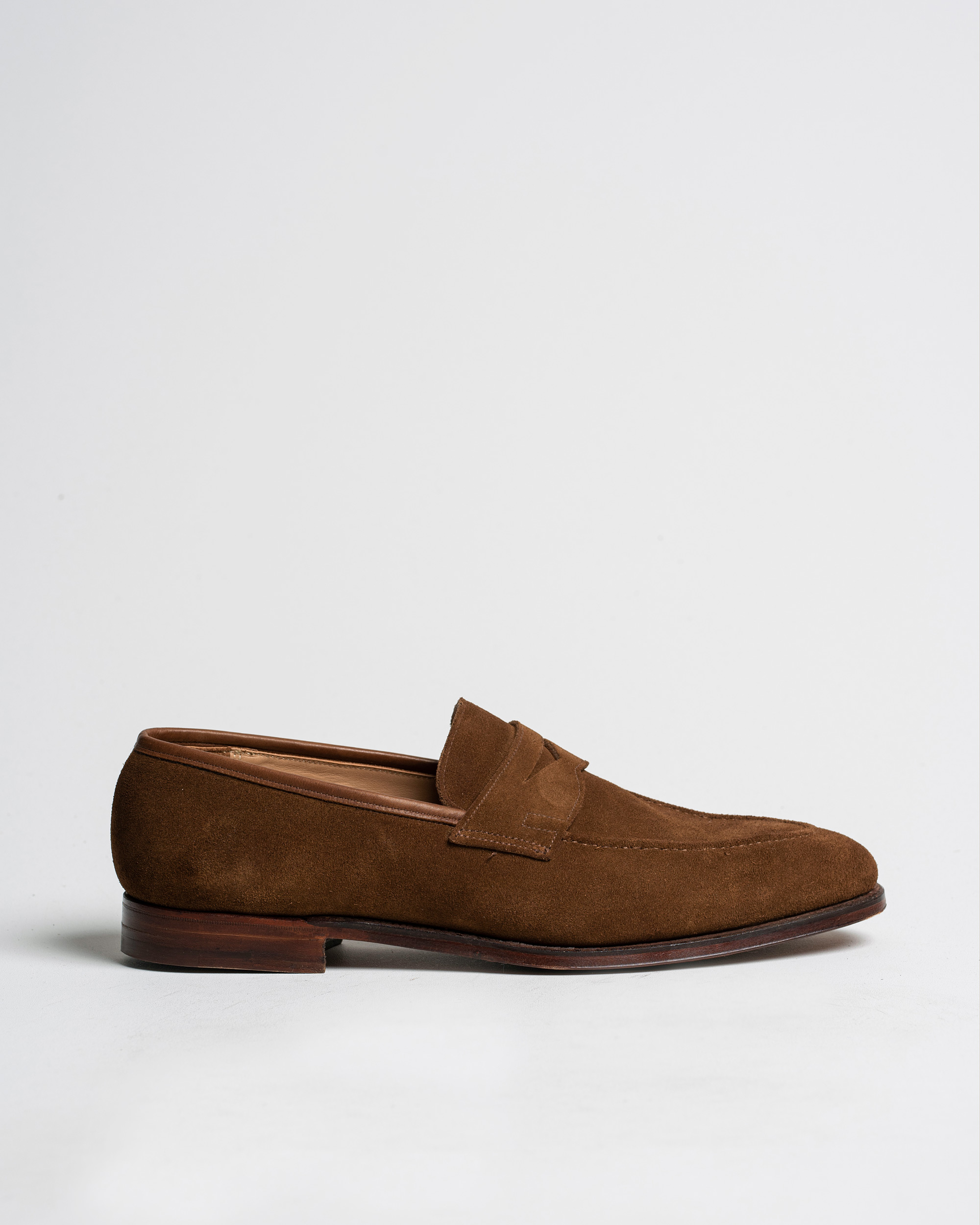 Herr | Crockett & Jones Sydney Loafer Snuff Suede UK10 - EU44 | Pre-owned | Crockett & Jones Sydney Loafer Snuff Suede UK10 - EU44