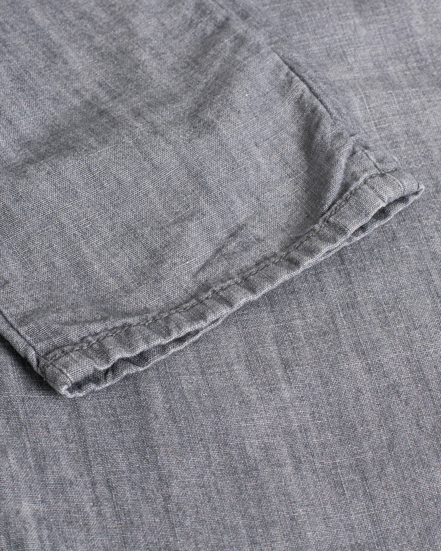 Herr | Pre-owned Byxor | Pre-owned | Slim Fit Linen/Cotton Chino Grey W34