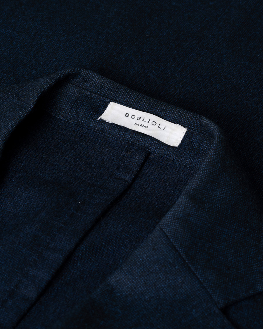 Herr | Boglioli Wool K Jacket Suit Dark Navy | Pre-owned | Boglioli Wool K Jacket Suit Dark Navy