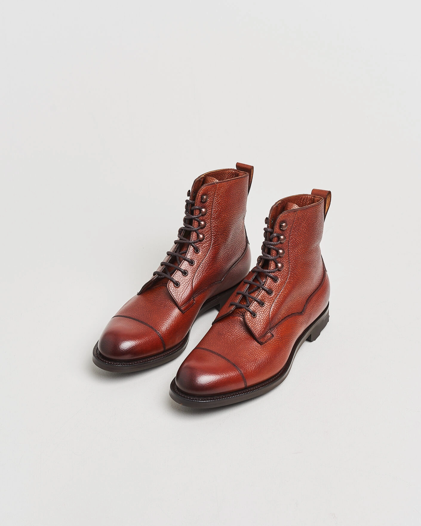 Herr | Pre-owned Randsydda skor | Pre-owned | Edward Green Galway Ridgeway Boot Rosewood Country Calf UK8 - EU42