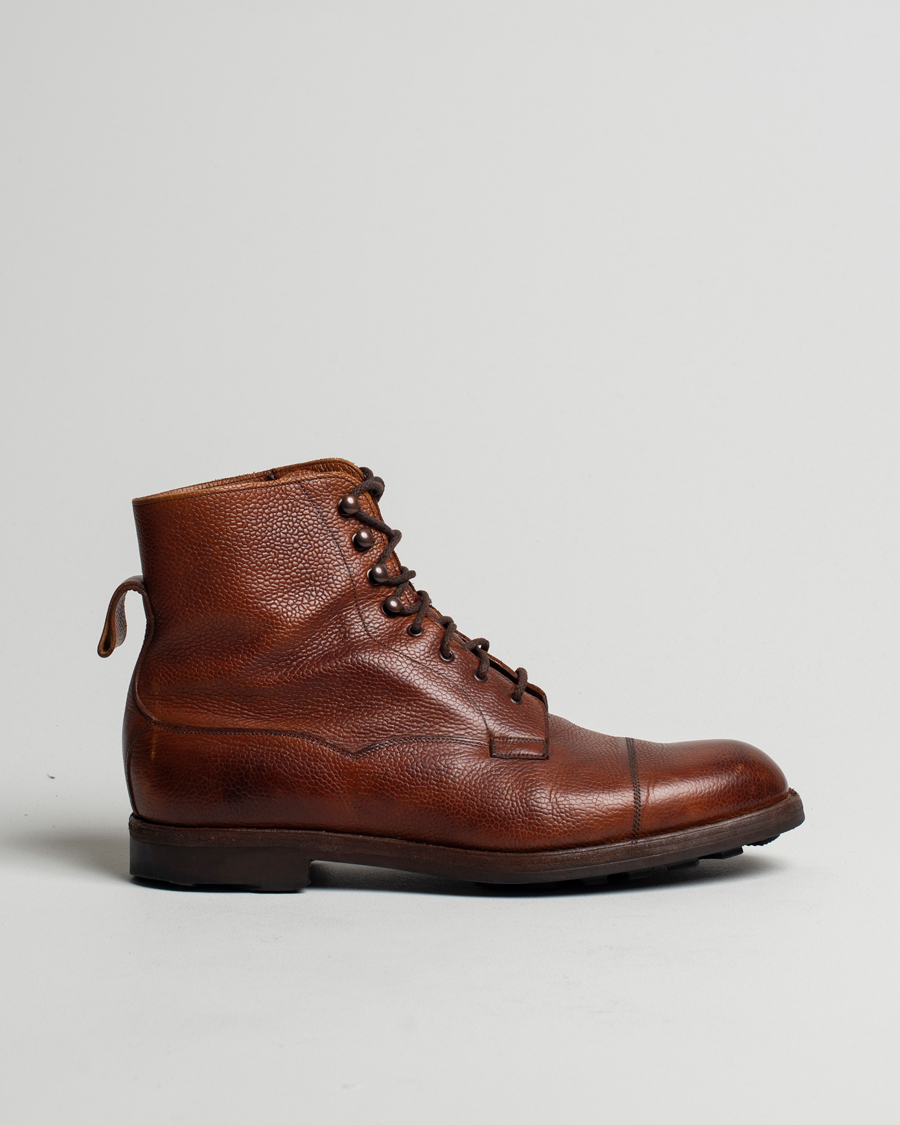 Herr | Edward Green Galway Ridgeway Boot Rosewood Country Calf | Pre-owned | Edward Green Galway Ridgeway Boot Rosewood Country Calf