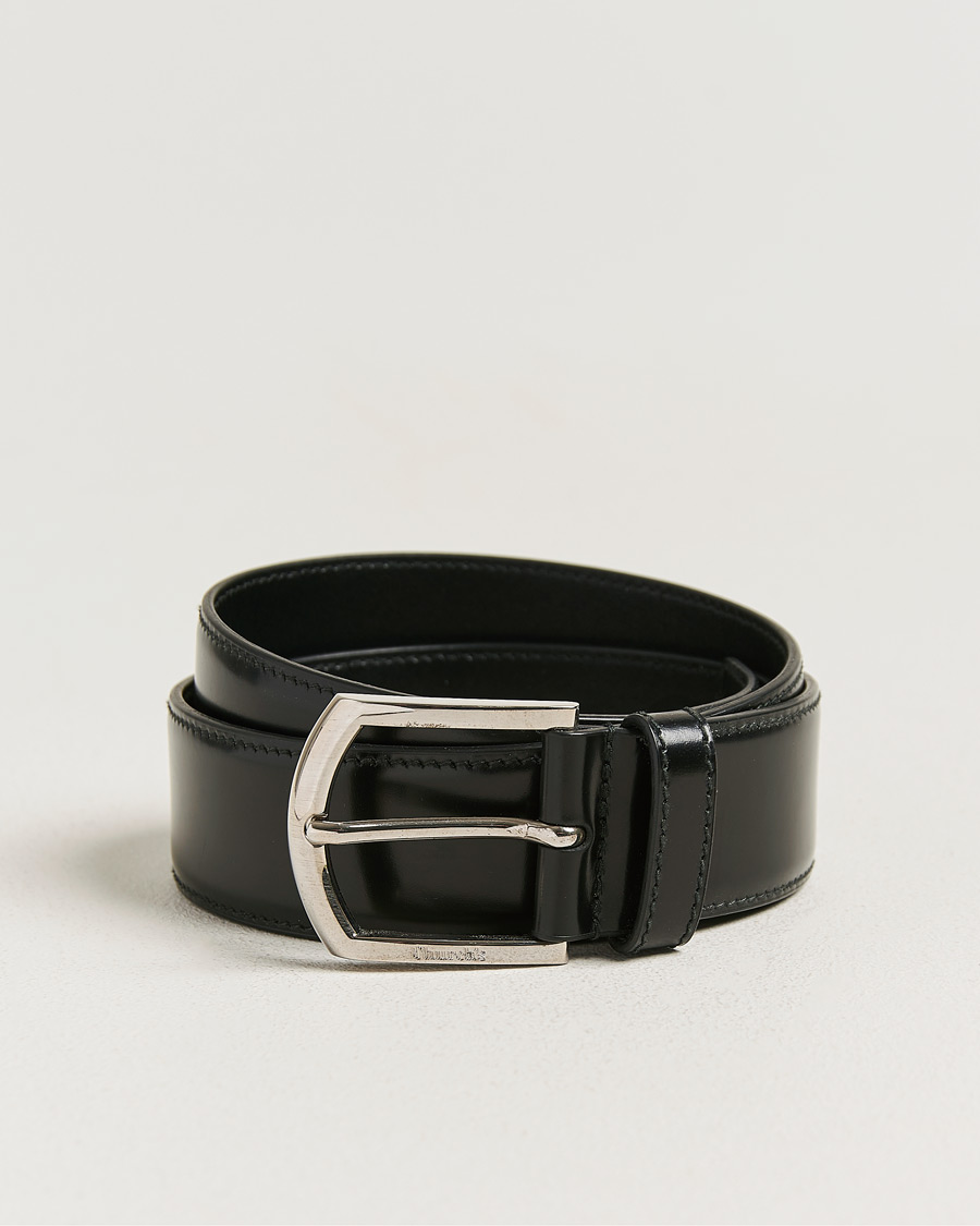 Herr | Pre-owned Accessoarer | Pre-owned | Church's Polished Binder 3,5 cm Belt Black 95
