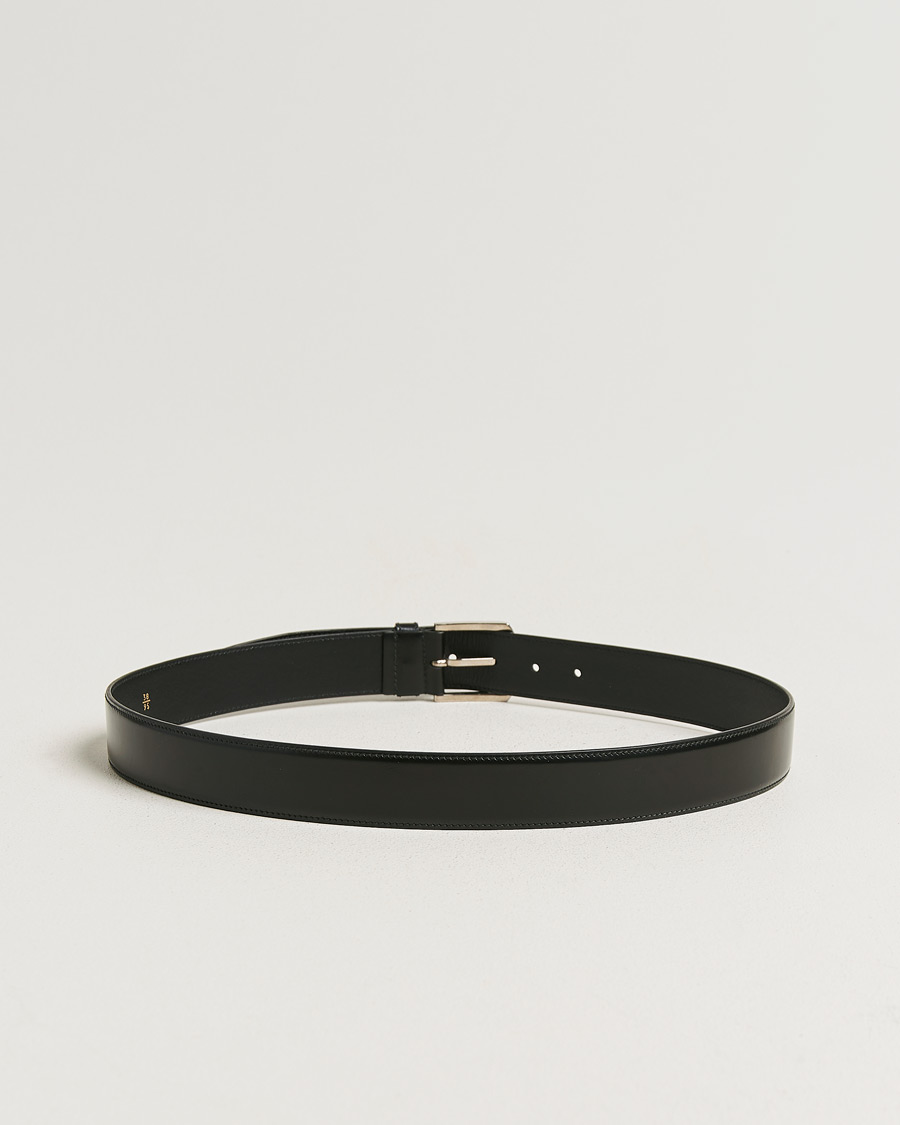 Herr | Pre-owned Accessoarer | Pre-owned | Church's Polished Binder 3,5 cm Belt Black 95