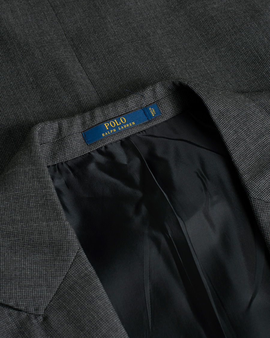 Herr | Kostymer | Pre-owned | Polo Ralph Lauren Clothing Connery Peak Lapel Wool Suit Grey