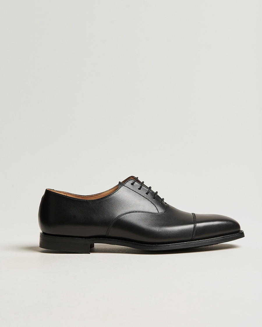 Herr | Pre-owned Randsydda skor | Pre-owned | Crockett & Jones Hallam Oxford City Sole E Black Calf UK6 - EU40