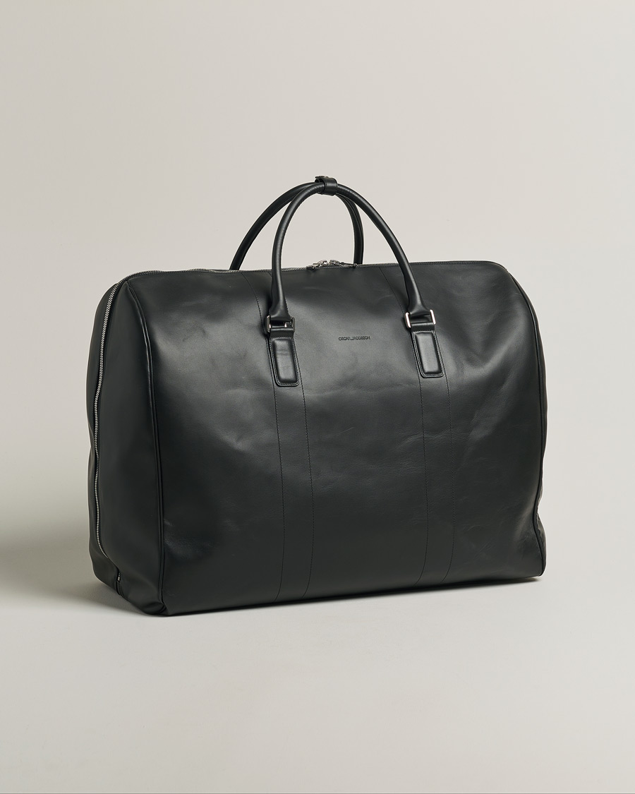 Herr | Pre-owned Accessoarer | Pre-owned | Oscar Jacobson Large Leather Weekendbag Black