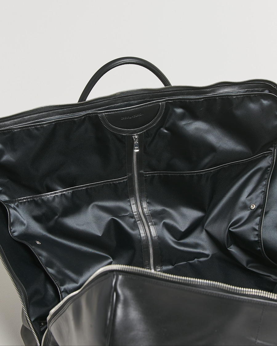 Herr | Pre-owned Accessoarer | Pre-owned | Oscar Jacobson Large Leather Weekendbag Black