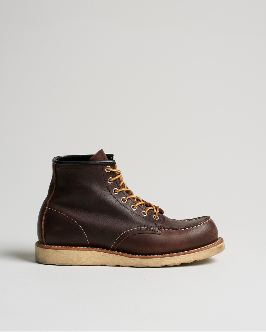 Herr | Red Wing Shoes Moc Toe Boot Briar Oil Slick Leather | Pre-owned | Red Wing Shoes Moc Toe Boot Briar Oil Slick Leather