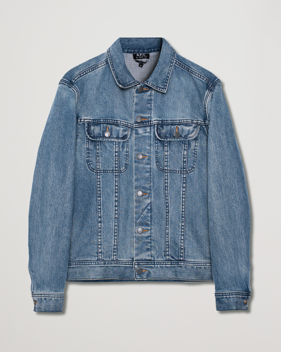 Herr | A.P.C. Jeans Jacket Indigo | Pre-owned | A.P.C. Jeans Jacket Indigo