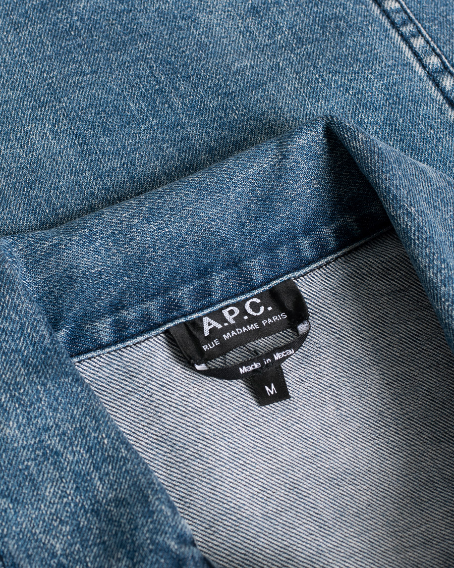 Herr | A.P.C. Jeans Jacket Indigo | Pre-owned | A.P.C. Jeans Jacket Indigo