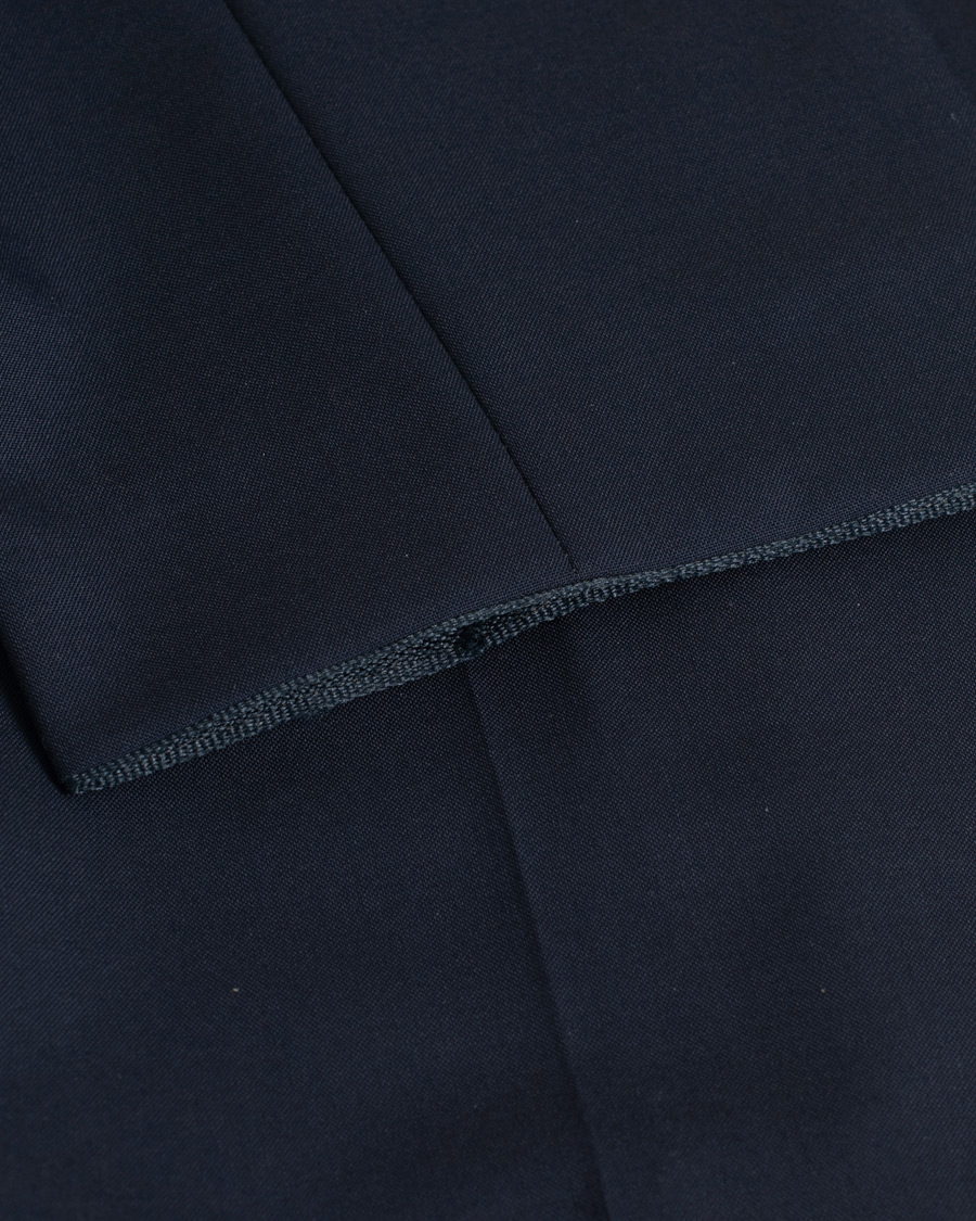 Herr | Pre-owned Byxor | Pre-owned | Oscar Jacobson Damien Wool Barberis Super 120 Trousers Blue