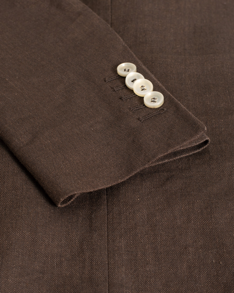 Herr | Pre-owned | Pre-owned | Morris Heritage Frank Oxford Linen/Cotton Blazer Brown