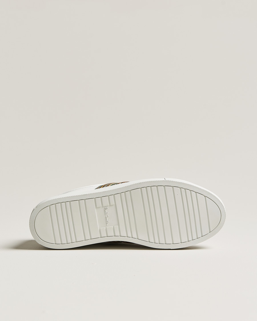Herr | Paul Smith Ivo Sneaker White Multistripe Nappa | Pre-owned | Paul Smith Ivo Sneaker White Multistripe Nappa