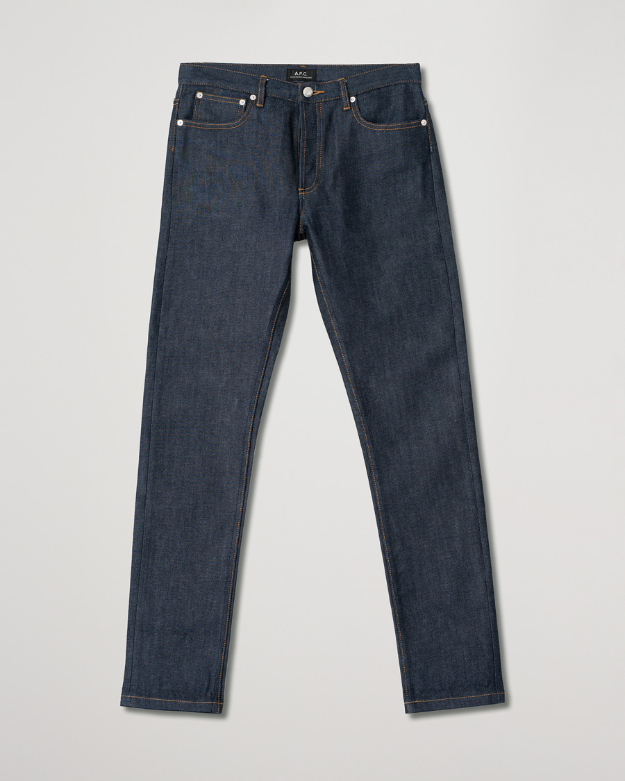Herr | A.P.C. Petit New Standard Stretch Jeans Dark Indigo | Pre-owned | A.P.C. Petit New Standard Stretch Jeans Dark Indigo