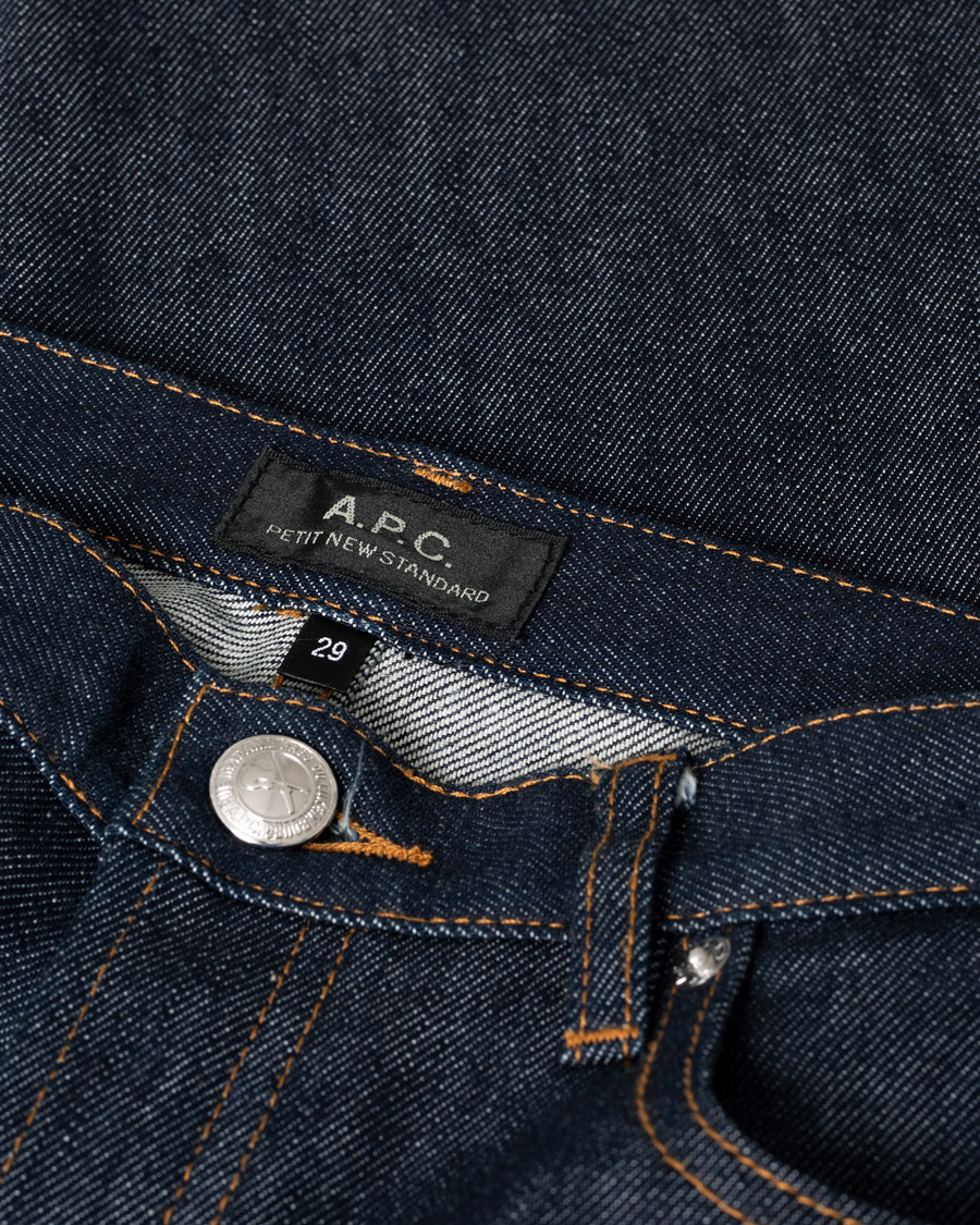 Herr | A.P.C. Petit New Standard Stretch Jeans Dark Indigo | Pre-owned | A.P.C. Petit New Standard Stretch Jeans Dark Indigo