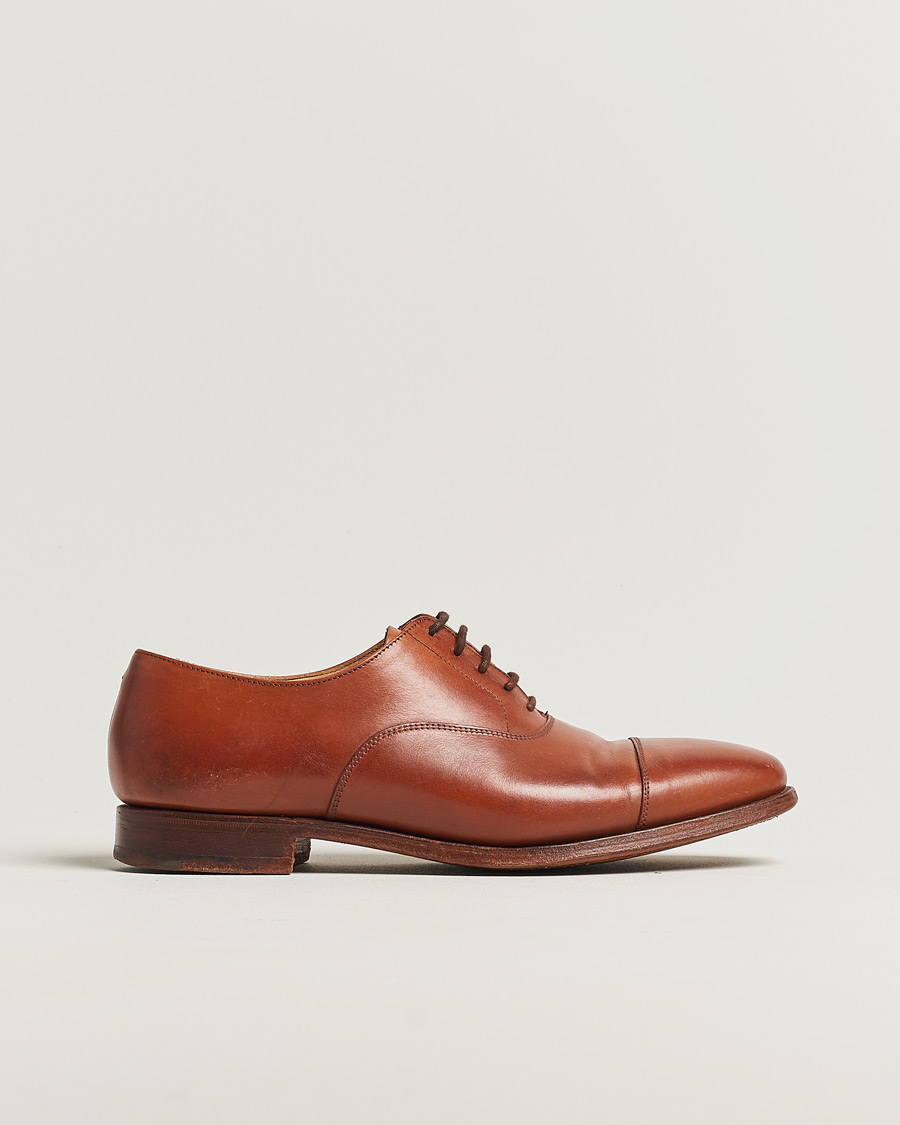 Herr | Pre-owned Skor | Pre-owned | Crockett & Jones Connaught Oxford Chestnut Calf UK6 - EU40