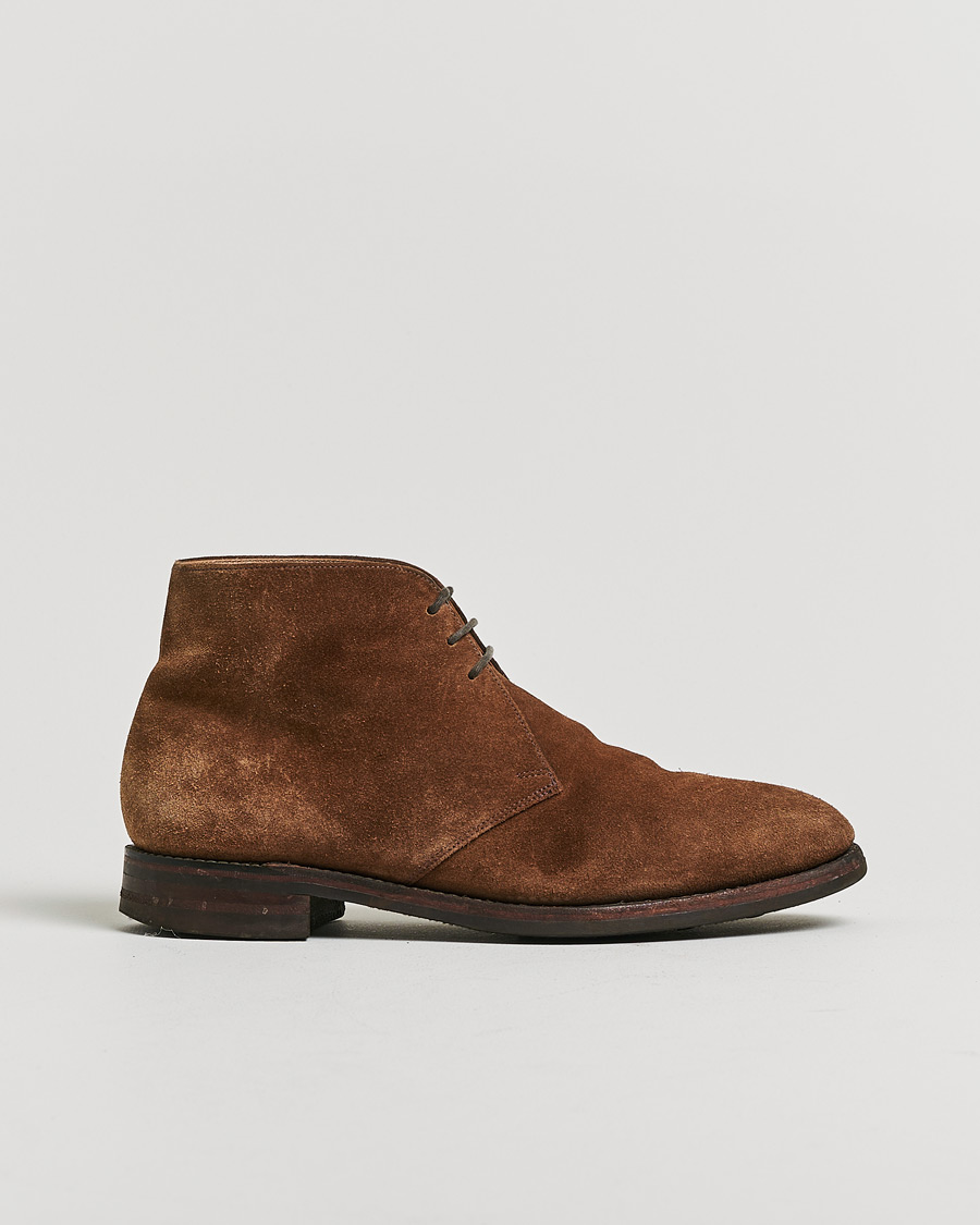 Herr | Pre-owned Randsydda skor | Pre-owned | Loake 1880 Kempton Chukka Boot Brown Suede UK7 - EU41