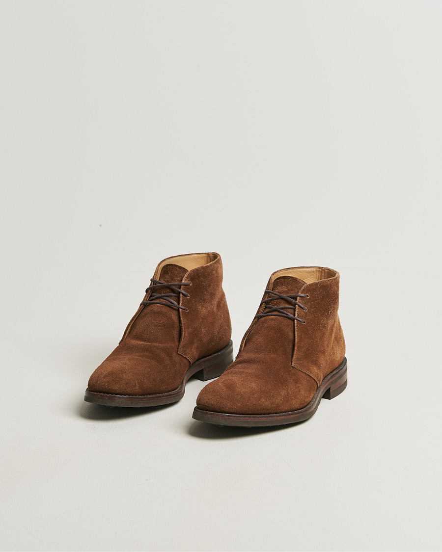 Herr | Pre-owned Randsydda skor | Pre-owned | Loake 1880 Kempton Chukka Boot Brown Suede UK7,5 - EU41,5