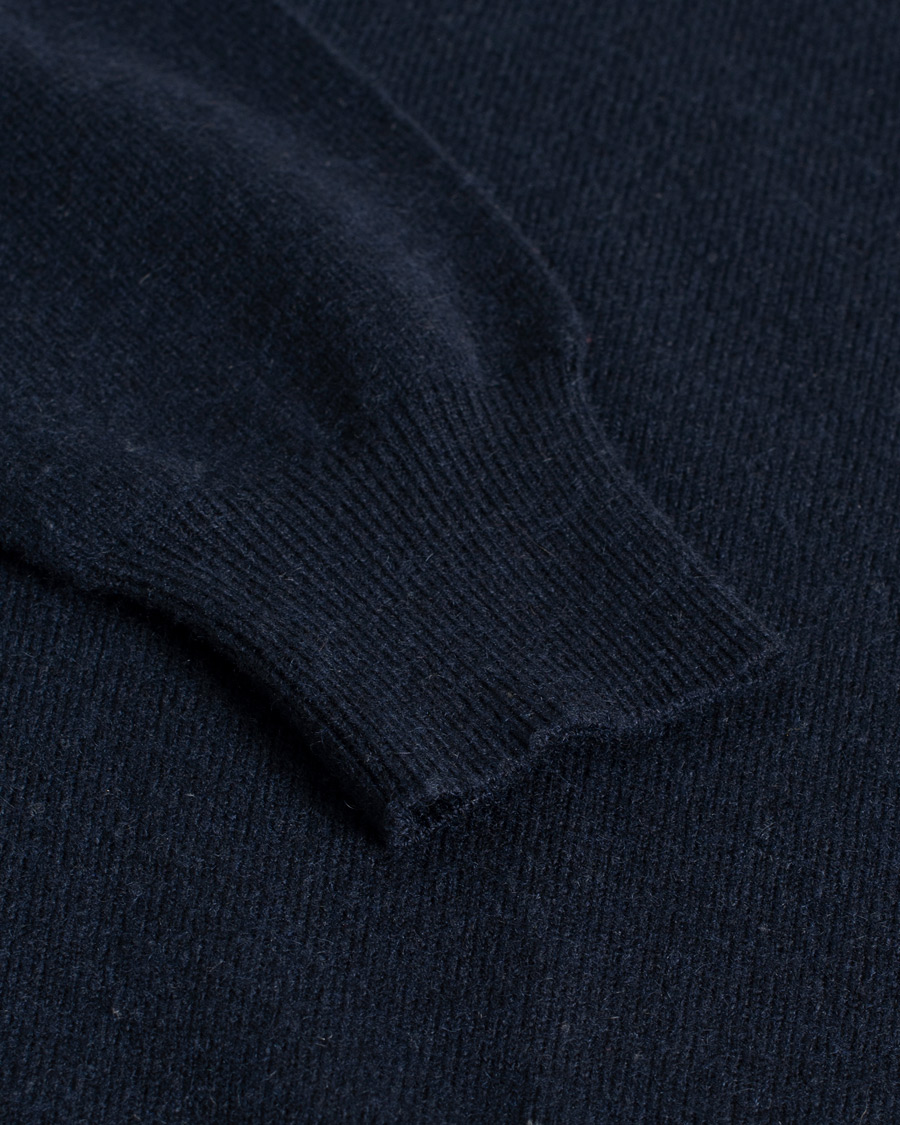 Herr | Pre-owned | Pre-owned | Piacenza Cashmere Cashmere Crew Neck Sweater Navy