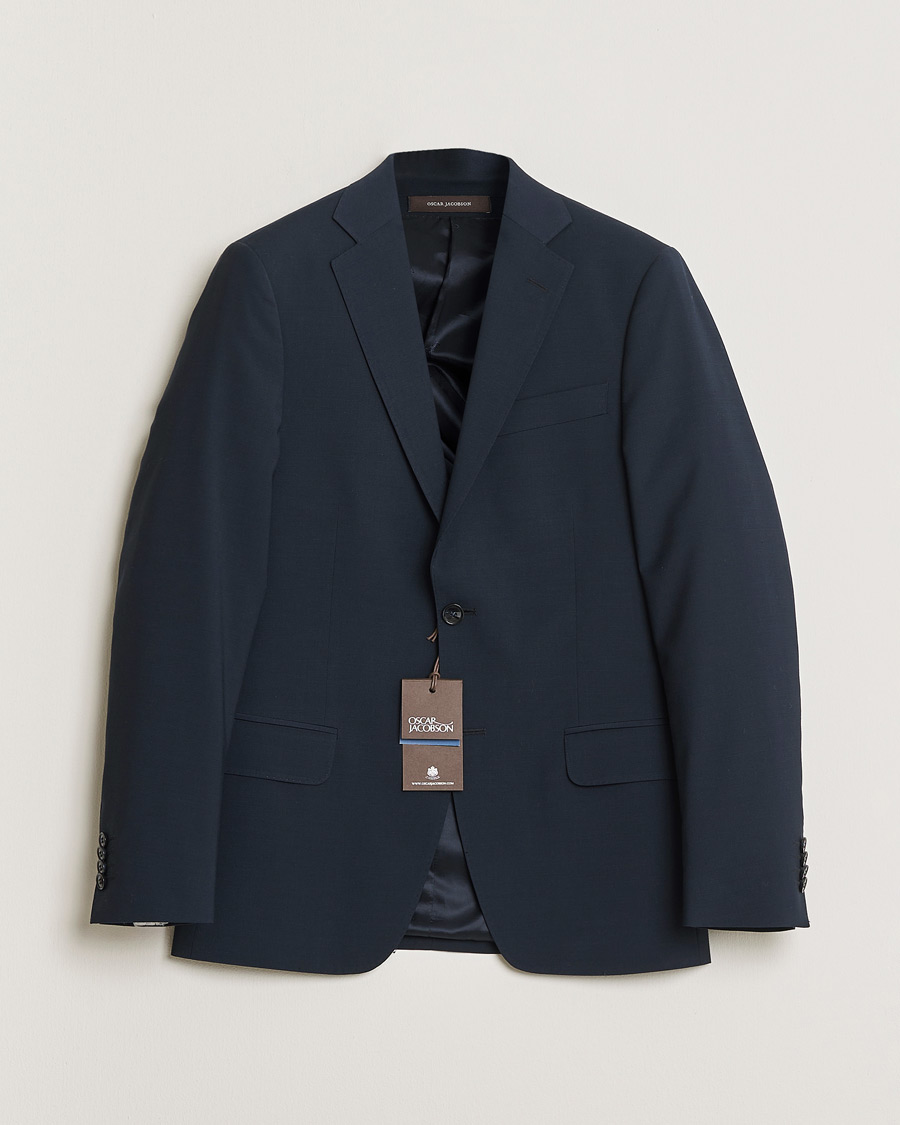 Herr | Pre-owned Kavajer | Pre-owned | Oscar Jacobson Edmund Wool Blazer Navy 46