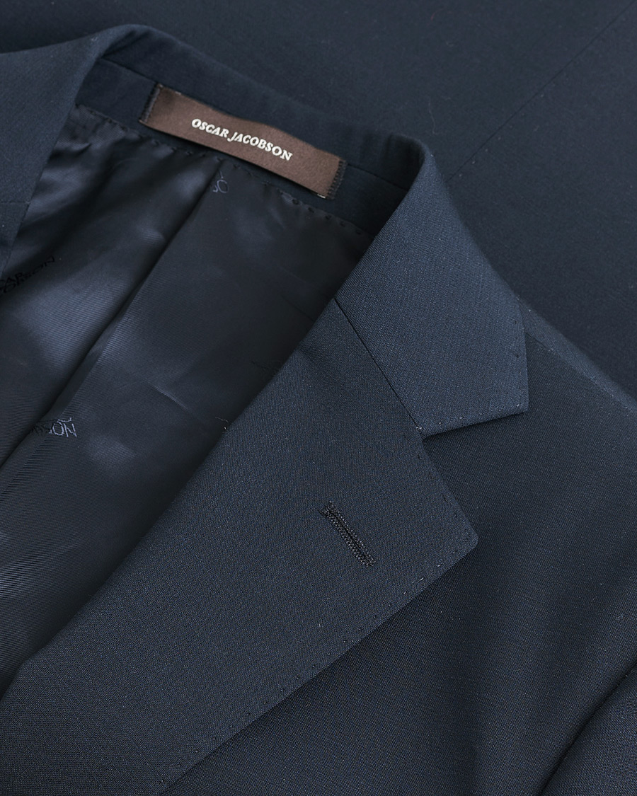 Herr | Pre-owned Kavajer | Pre-owned | Oscar Jacobson Edmund Wool Blazer Navy 46
