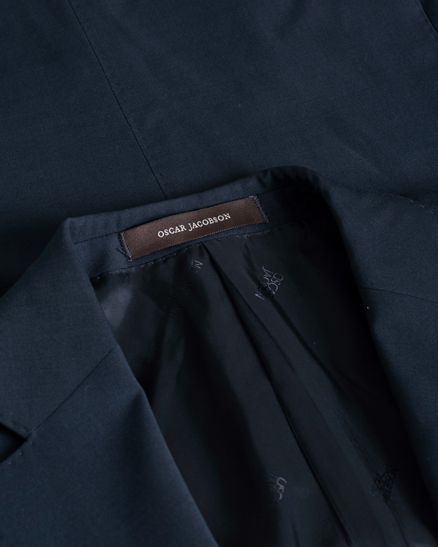 Herr | Oscar Jacobson Edmund Wool Blazer Navy | Pre-owned | Oscar Jacobson Edmund Wool Blazer Navy