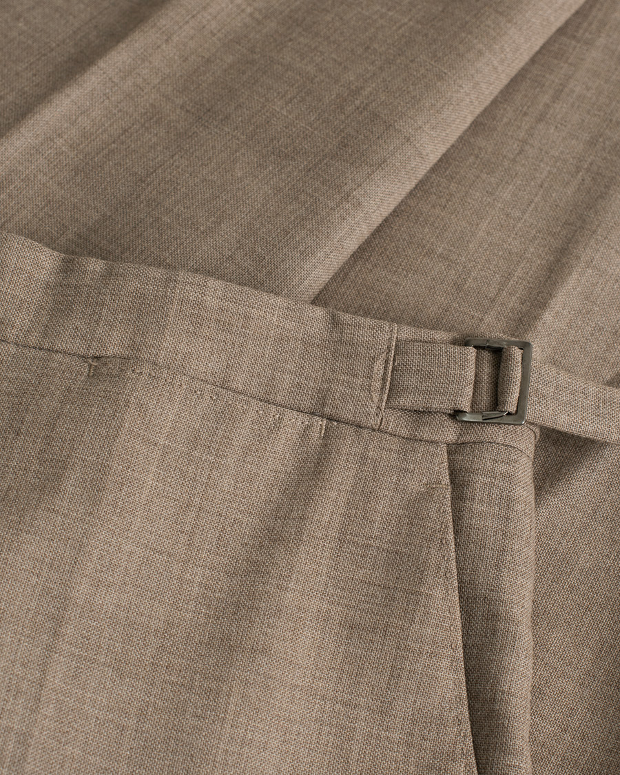 Herr | Kostymer | Pre-owned | Berg&Berg Dan Wool Suit Taupe Melange 50