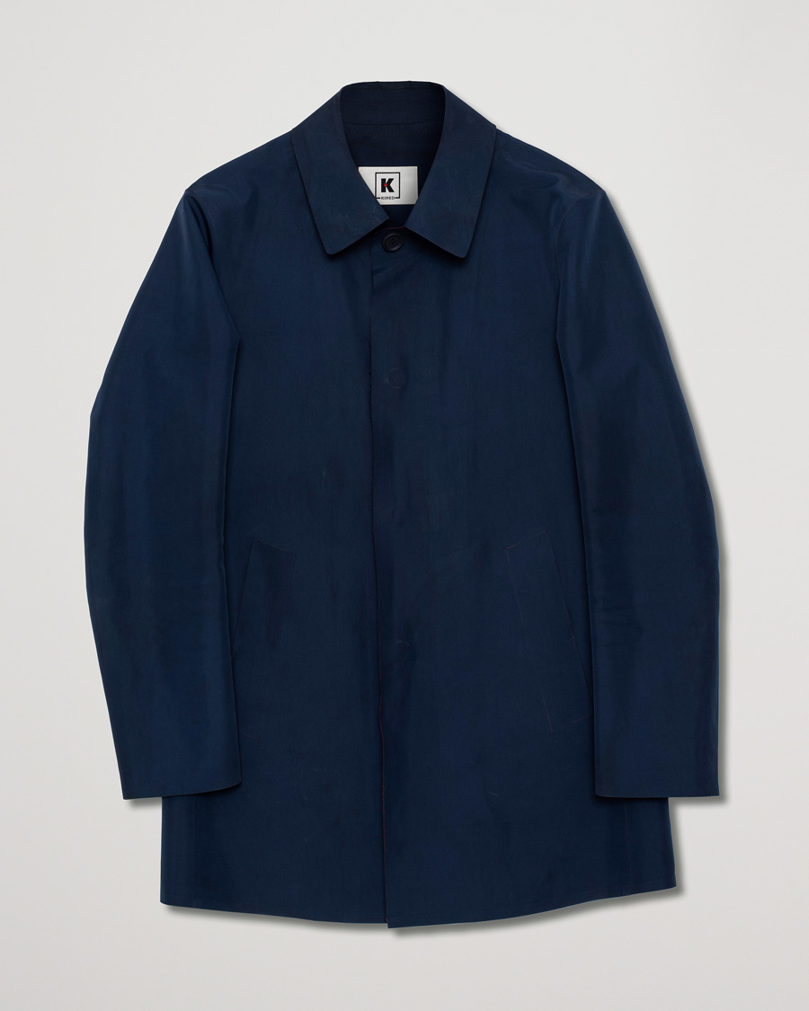Herr | Jackor | Pre-owned | Kired Pablo Laser Cut Trench Blue