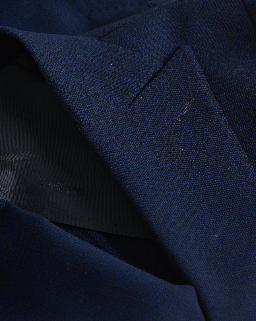 Herr | Oscar Jacobson Erik Double Breasted Wool Blazer Navy 46 | Pre-owned | Oscar Jacobson Erik Double Breasted Wool Blazer Navy 46