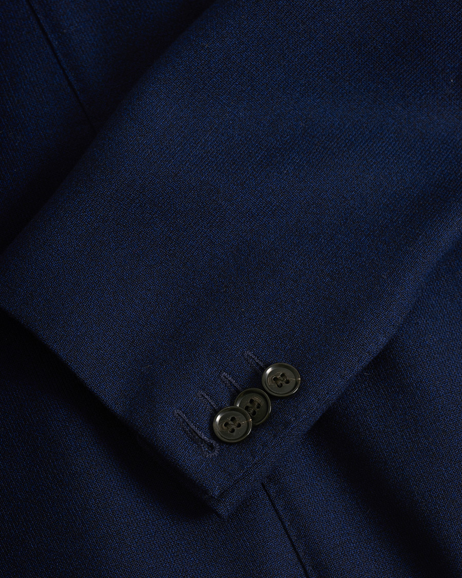 Herr | Oscar Jacobson Erik Double Breasted Wool Blazer Navy 46 | Pre-owned | Oscar Jacobson Erik Double Breasted Wool Blazer Navy 46