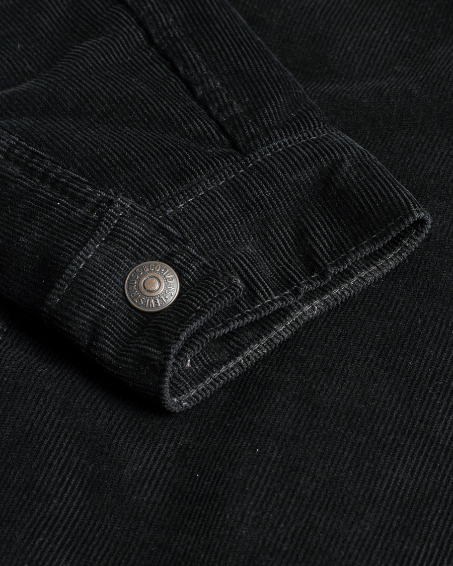 Herr | Levi's Type III Sherpa Corduroy Trucker Black | Pre-owned | Levi's Type III Sherpa Corduroy Trucker Black