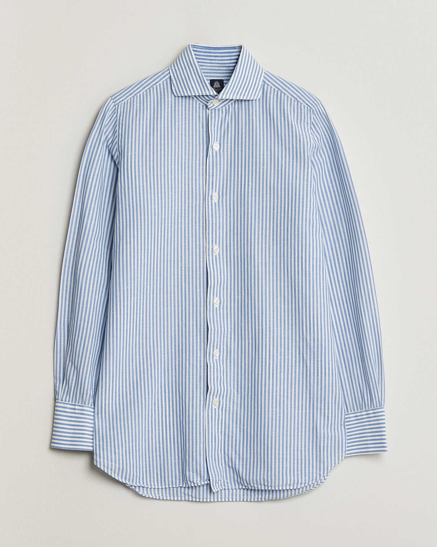 Herr | Pre-owned Skjortor | Pre-owned | Finamore Napoli Slim Fit Shirt Blue Stripe 38 - S