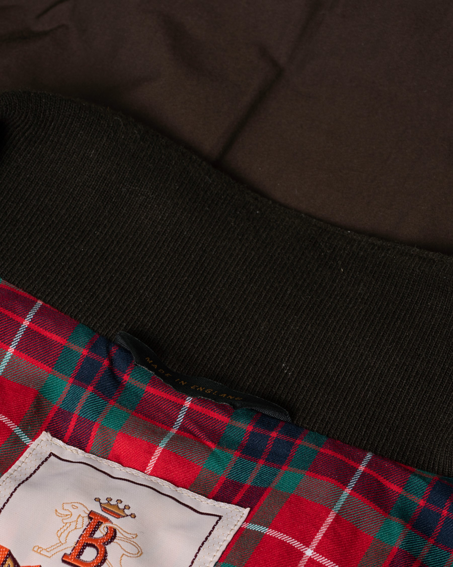 Herr | Baracuta G9 Original Harrington Jacket Chocolate UK38 - EU48 | Pre-owned | Baracuta G9 Original Harrington Jacket Chocolate UK38 - EU48