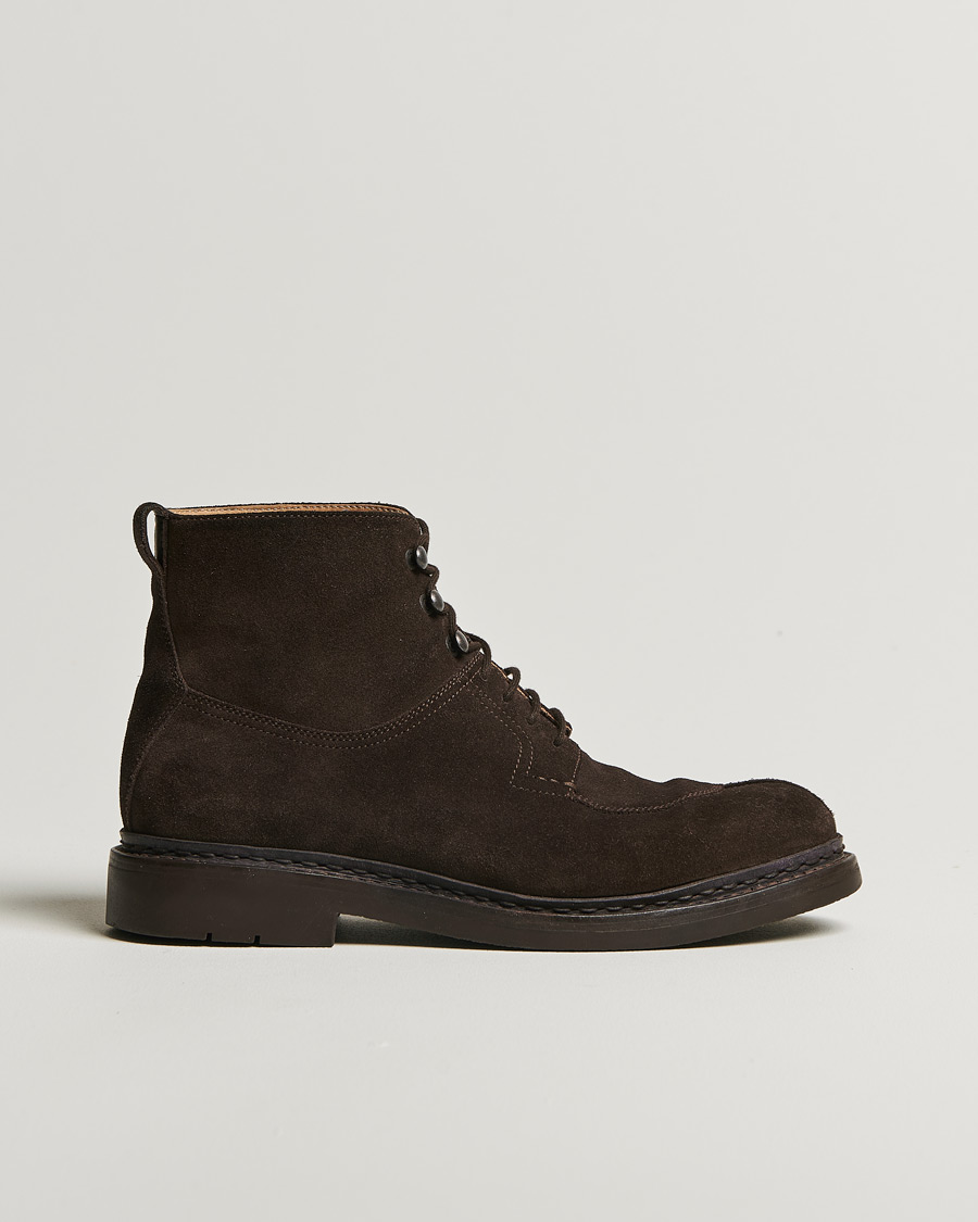 Herr | Heschung Ginkgo Boot Dark Brown Suede | Pre-owned | Heschung Ginkgo Boot Dark Brown Suede