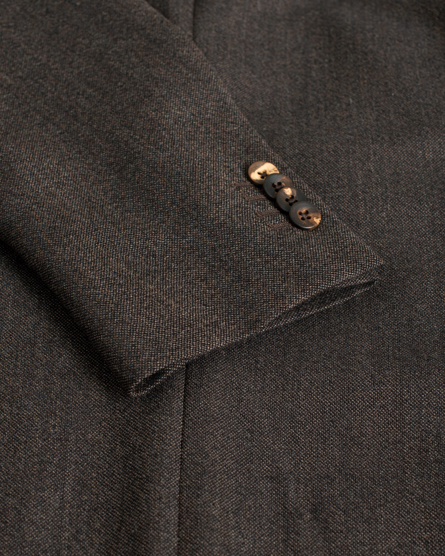 Herr | Pre-owned | Pre-owned | Boglioli K Jacket Wool Hopsack Blazer Brown 