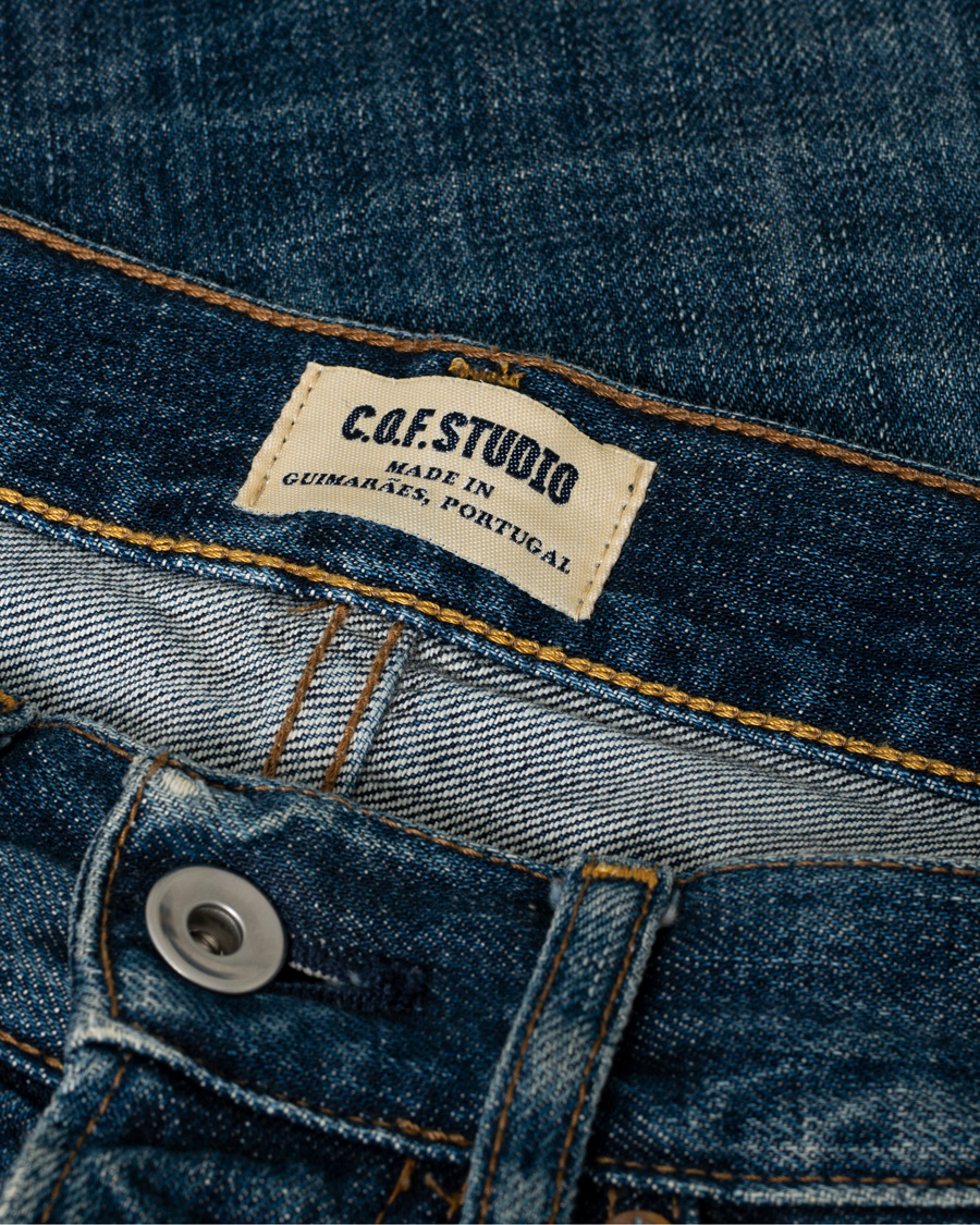 Herr | C.O.F. Studio M3 Regular Tapered Fit Selvedge Jeans Classic Worn W29 | Pre-owned | C.O.F. Studio M3 Regular Tapered Fit Selvedge Jeans Classic Worn W29