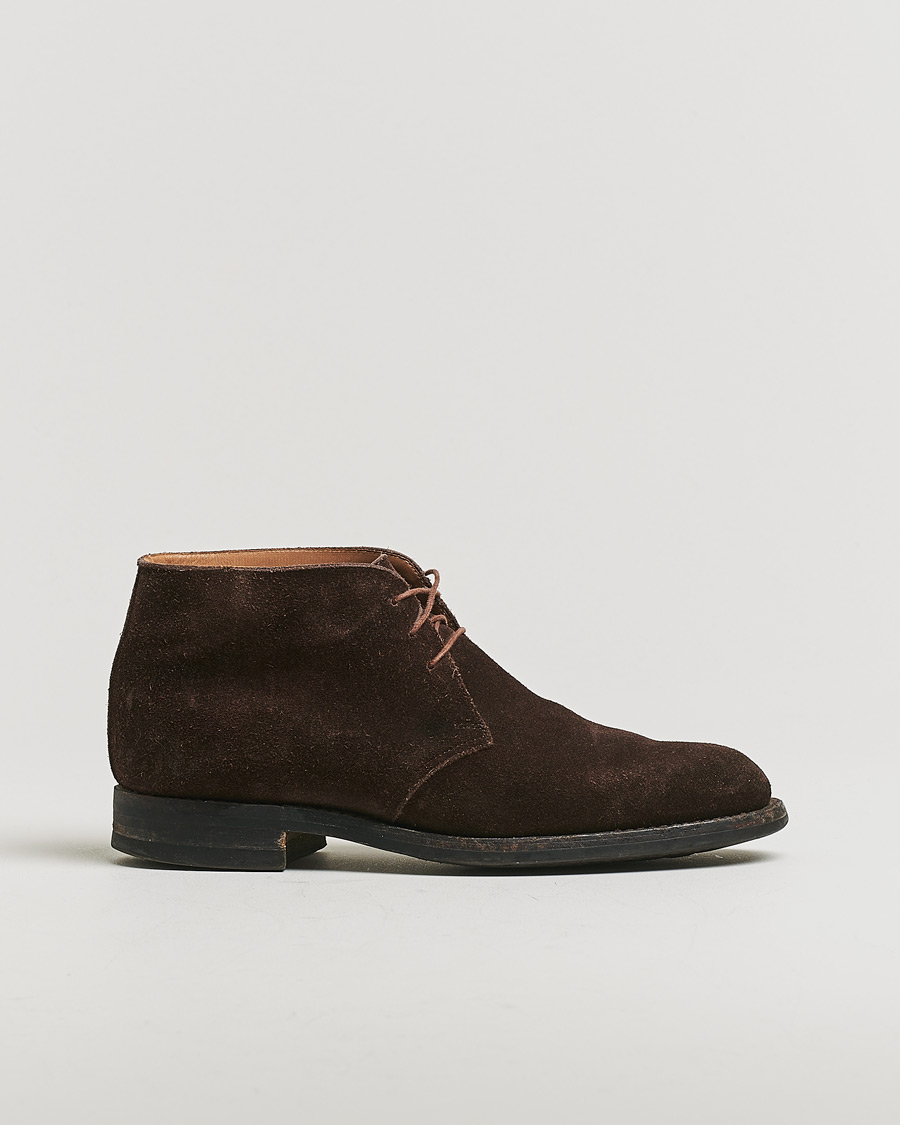 Herr | Crockett & Jones Chiltern Dainite Chukka Boot Brown Suede UK7,5 - EU41,5 | Pre-owned | Crockett & Jones Chiltern Dainite Chukka Boot Brown Suede UK7,5 - EU41,5