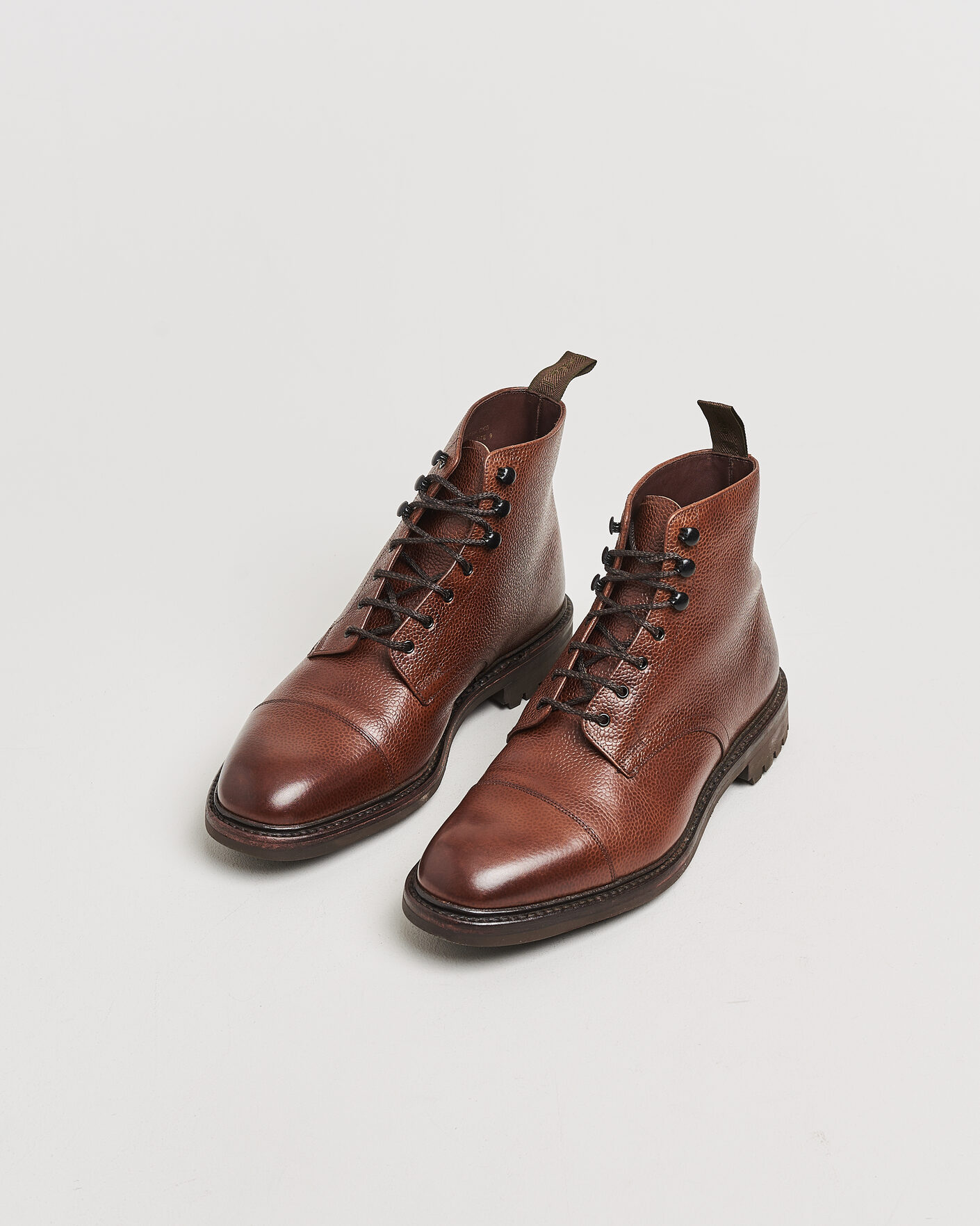 Herr | Pre-owned Randsydda skor | Pre-owned | Loake 1880 Sedbergh Derby Boot Brown Grain Calf UK9 - EU43