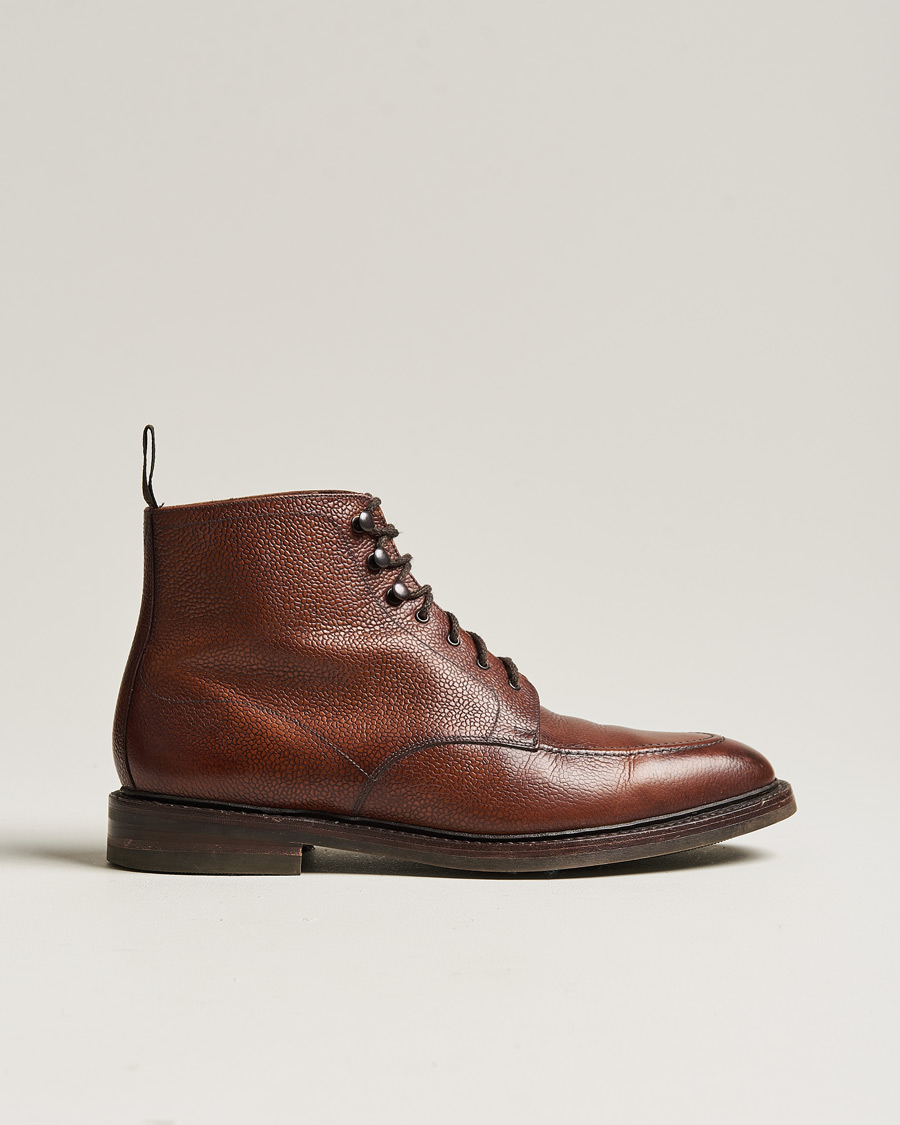 Herr | Loake 1880 Anglesey Derby Boot Oxblood Grain Calf UK11 - EU45 | Pre-owned | Loake 1880 Anglesey Derby Boot Oxblood Grain Calf UK11 - EU45