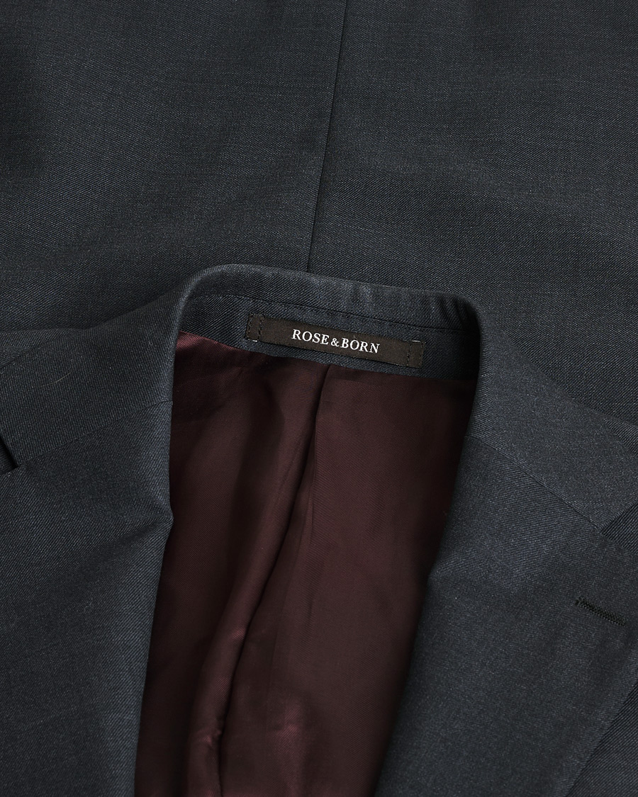 Herr | Pre-owned Kavajer | Pre-owned | Rose & Born Wool Blazer Grey 46