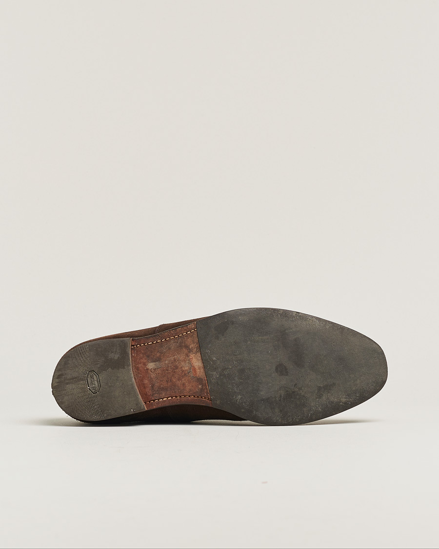 Herr | Pre-owned Skor | Pre-owned | Crockett & Jones Connaught Dark Brown Suede UK10,5 - EU44,5