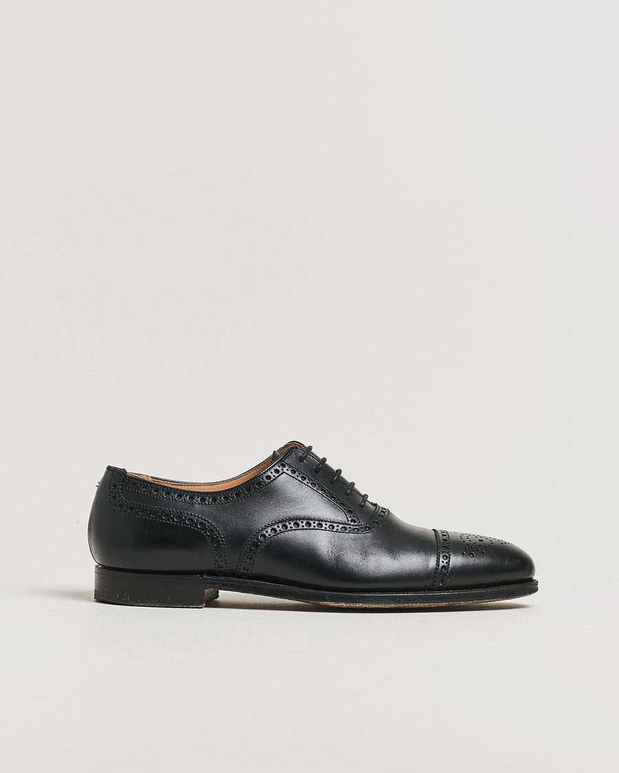 Herr | Pre-owned Randsydda skor | Pre-owned | Crockett & Jones Westfield Black Calf UK6,5 - EU40,5