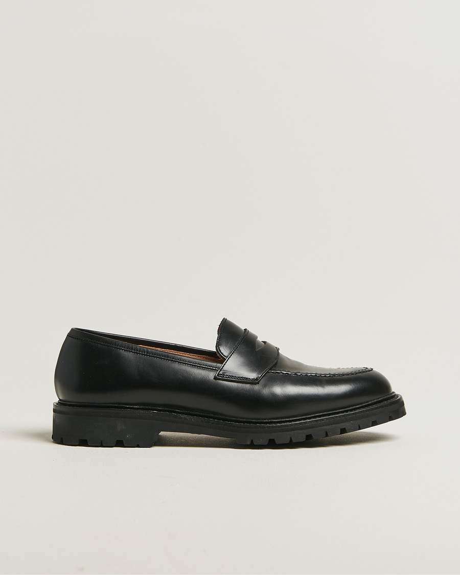 Herr | Crockett & Jones Henley 3 Loafers Black Cavalry Calf UK8 - EU42 | Pre-owned | Crockett & Jones Henley 3 Loafers Black Cavalry Calf UK8 - EU42