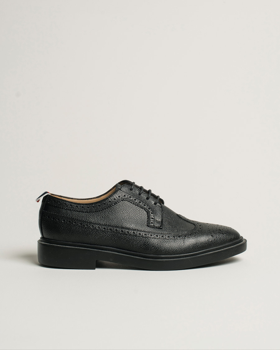 Herr | Thom Browne Lightweight Longwing Brogues Black | Pre-owned | Thom Browne Lightweight Longwing Brogues Black
