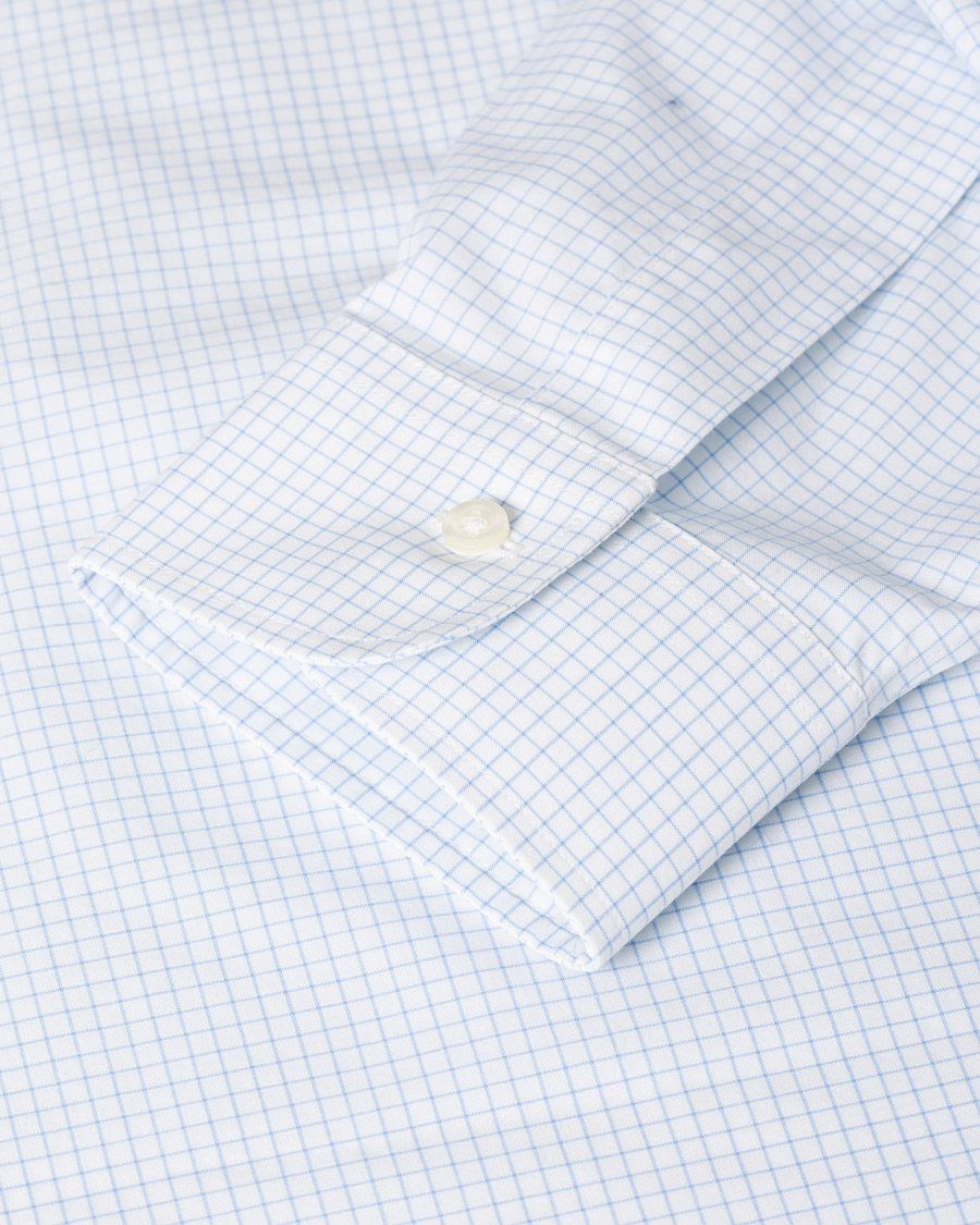 Herr | Brooks Brothers Regent Fit Non Iron Gingham Shirt Blue | Pre-owned | Brooks Brothers Regent Fit Non Iron Gingham Shirt Blue