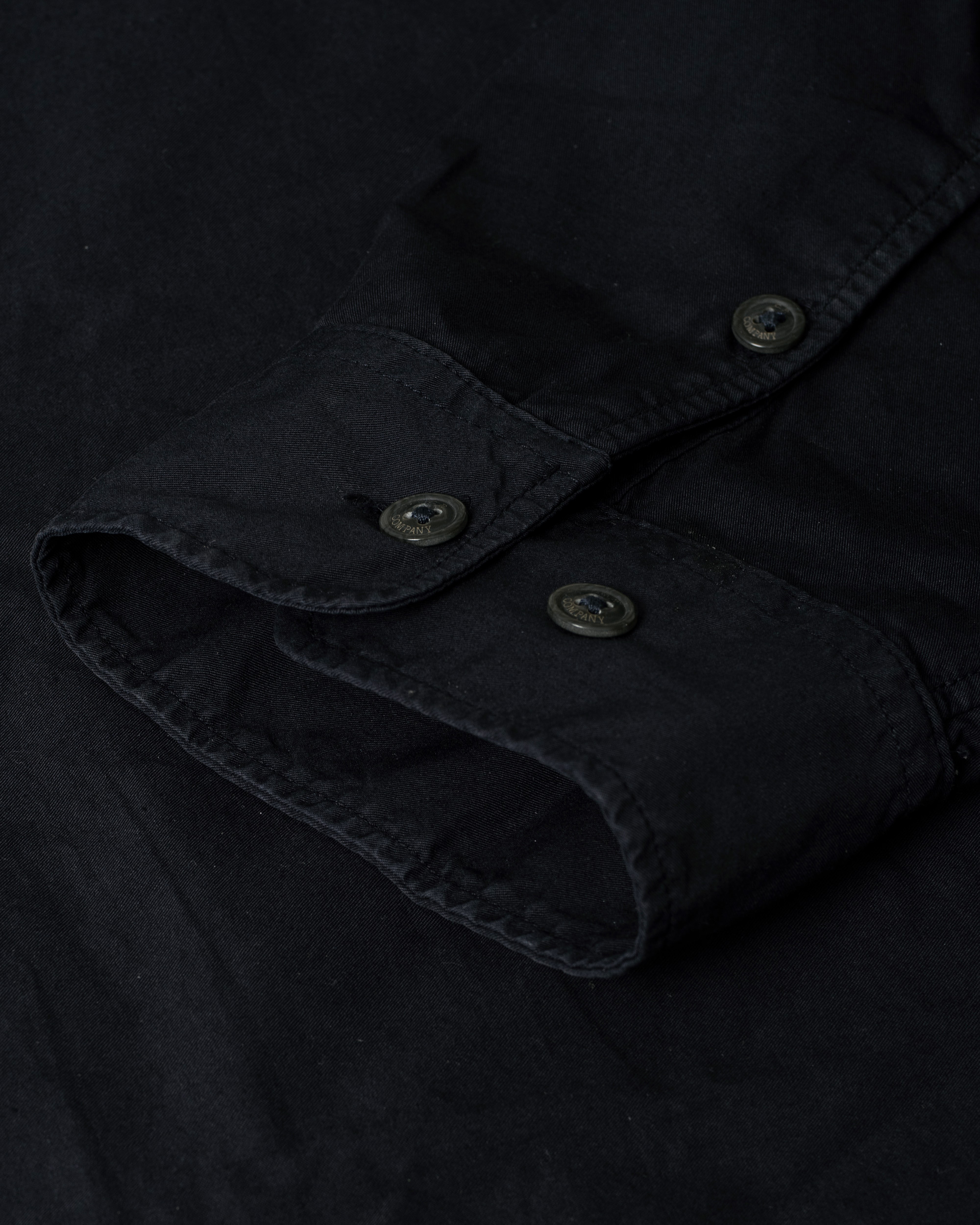 Herr | Care of Carl Pre-owned | Pre-owned | C.P. Company Garment Dyed Gabardine Zip Shirt Jacket Eclipse XXL