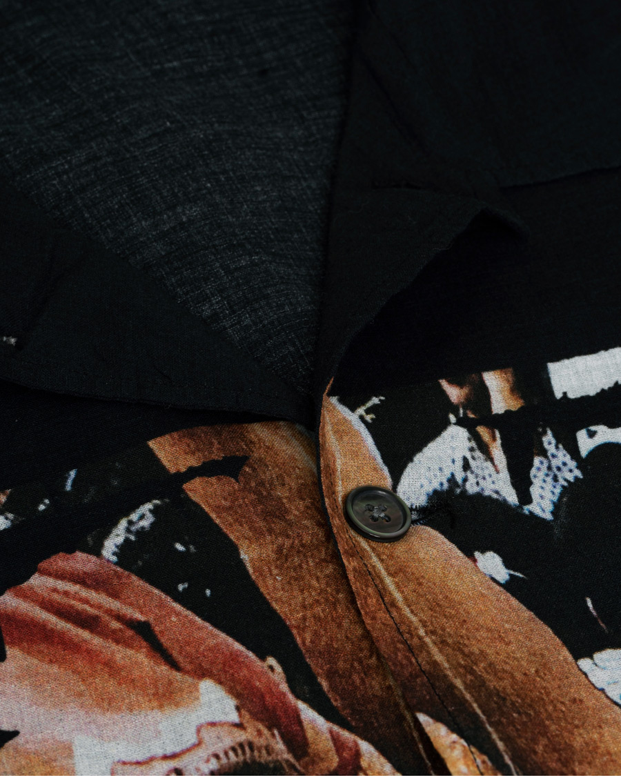 Herr | Our Legacy Box Shortsleeve Shirt Peace Poster 48 | Pre-owned | Our Legacy Box Shortsleeve Shirt Peace Poster 48
