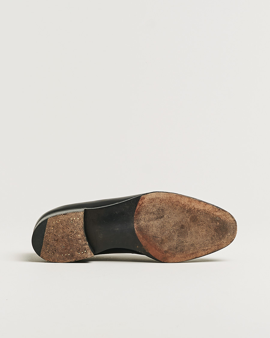 Herr | Edward Green Piccadilly Penny Loafer Black Calf | Pre-owned | Edward Green Piccadilly Penny Loafer Black Calf