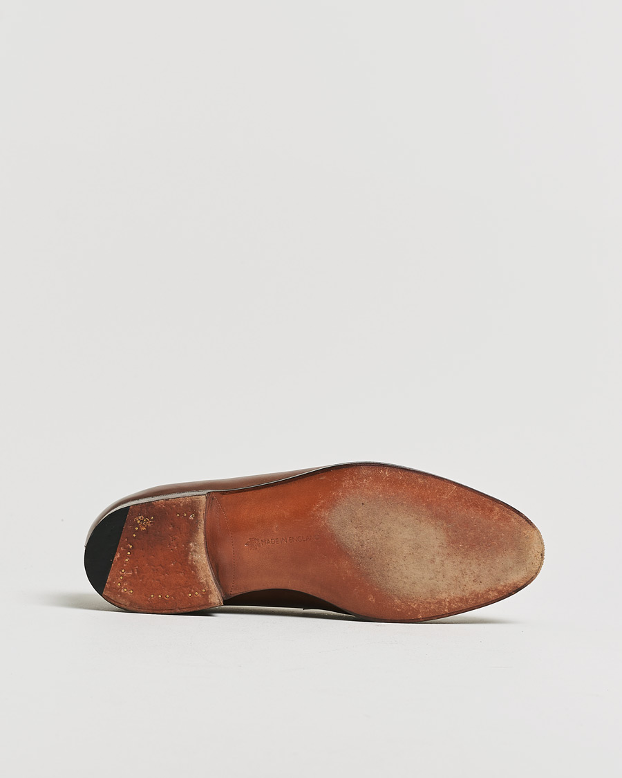 Herr | Pre-owned Randsydda skor | Pre-owned | Edward Green Piccadilly Penny Loafer Dark Oak Antique UK7,5 - EU41,5