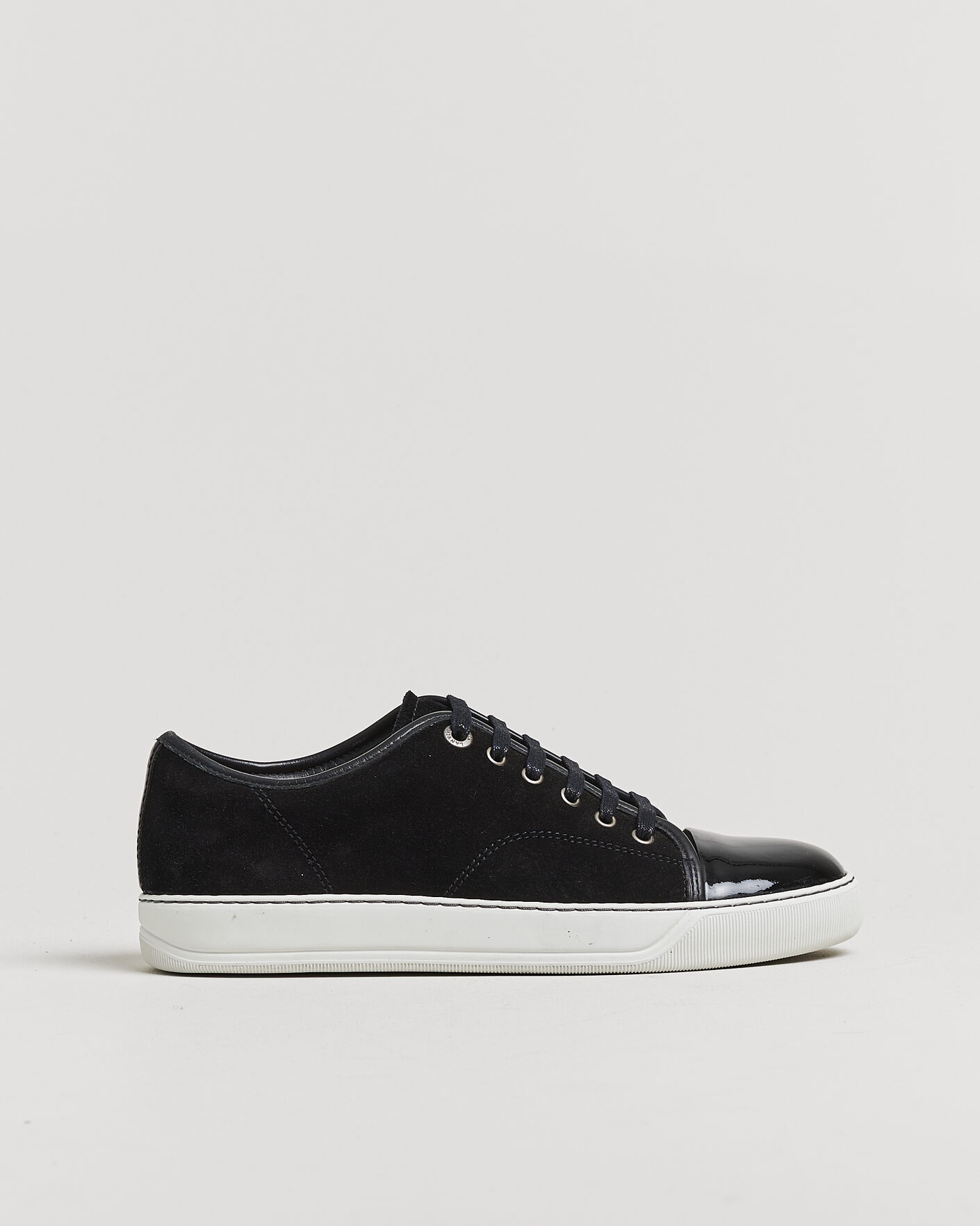 Herr | Pre-owned Skor | Pre-owned | Lanvin DBB1 Patent Cap Toe Sneaker Black UK6 - EU40